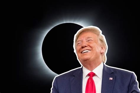 are trump's eclipse photos fake